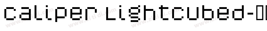 Caliper LightCubed字体转换